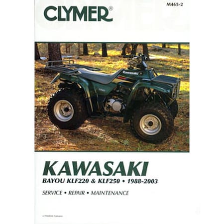 Aftermarket Clymer ATV Manual Fits Kawasaki A-M465-3-AI